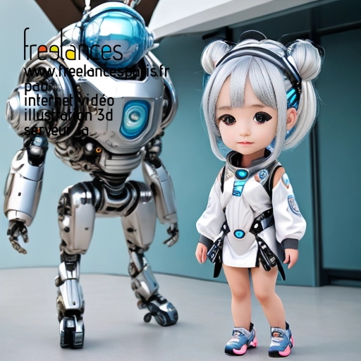 Pao mise en page internet vidéo illustration 3d serveur IA générative AI freelance paris studio de création magazines QUFVUVF0